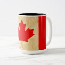 Search for national flag of canada mugs Red