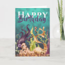 Search for seahorse birthday cards Purple