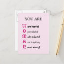 Search for empowering women postcards Inspirational