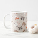 Search for rabbit with glasses mugs For kids
