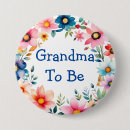 Search for grandma to be baby shower badges For her