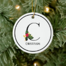 Search for letter c christmas tree decorations Elegant