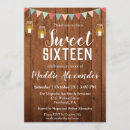 Search for mason jar sweet 16 invitations String lights