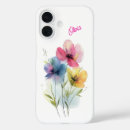 Search for abstract floral iphone cases Watercolor