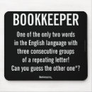 Search for bookkeeper mouse mats Accounting