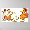 Search for cartoon farm animal posters Rooster