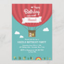 Search for hot air balloon birthday invitations Up up and away
