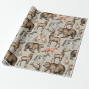 Search for antler wrapping paper Vintage