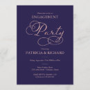 Search for navy and gold engagement party invitations Script