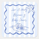 Search for striped baby shower stickers For her