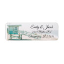Search for beach house return address labels Waves