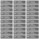 Search for grey address stickers Simple