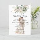 Search for bride and groom silhouette wedding invitations Elegant