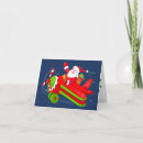 Search for airplane christmas cards Santa