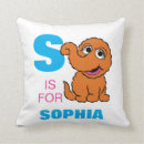 Search for snuffleupagus cushions Snuffy