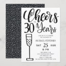 Search for mens formal birthday invitations Black and white