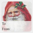 Search for square gift tags Santa claus