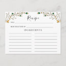 Search for bridal shower recipe postcards Garden
