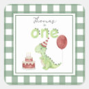 Search for dinosaur square stickers Dino party