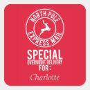 Search for north pole express mail stickers Reindeer