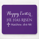 Search for happy easter mouse mats Christian