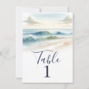 Search for sunset wedding table cards Tropical