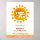Search for ray of sunshine posters Sunshine baby shower