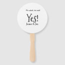 Search for yes hand fans Engagement party name date