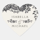 Search for black lace hearts stickers Floral