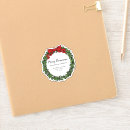 Search for christmas envelope seals Holly