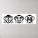 Search for three monkeys posters Funny