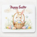 Search for easter bunny mouse mats Cute rabbit