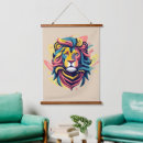Search for abstract lion art Africa