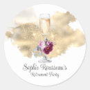 Search for champagne glass stickers Watercolor
