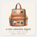 Search for adventurers stickers Woodland baby shower