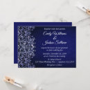 Search for navy silver anniversary invitations Classy