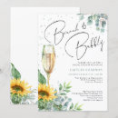 Search for eucalyptus bridal brunch invitations Sunflowers
