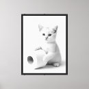 Search for minimalist animal art Cute cat