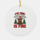 Search for funny cow christmas tree decorations Moo