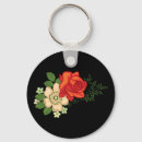 Search for rose background key rings Flower