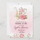 Search for tea time bridal shower invitations Bride to be