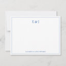 Search for couples monogram note cards Classic
