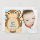 Search for blue monkey invitations Baby