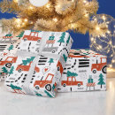 Search for christmas tractor wrapping paper Winter