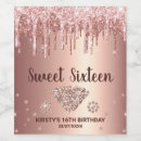 Search for rose gold glitter food storage Sweet sixteen