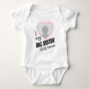 Search for i love my big sister baby clothes Funny