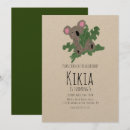 Search for koala bear birthday invitations Animal