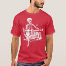 Search for skeleton playing guitar tshirts Music