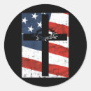 Search for american flag cross stickers Jesus