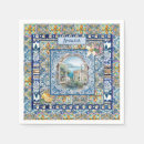 Search for blue tile napkins Azulejo